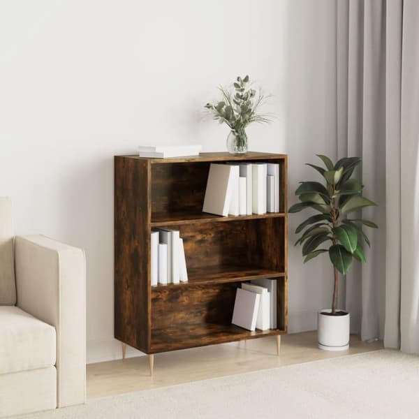 vidaXL skab 69,5x32,5x90 cm konstrueret træ røget egetræ