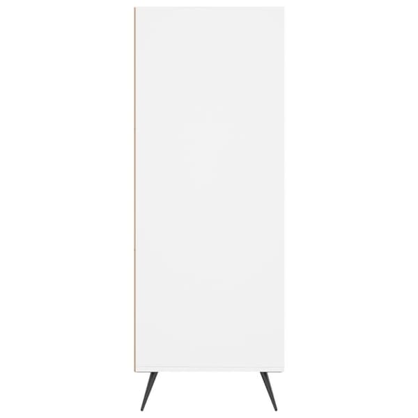 vidaXL skab 69,5x32,5x90 cm konstrueret træ hvid