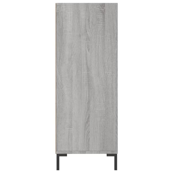 vidaXL skab 69,5x32,5x90 cm konstrueret træ grå sonoma-eg