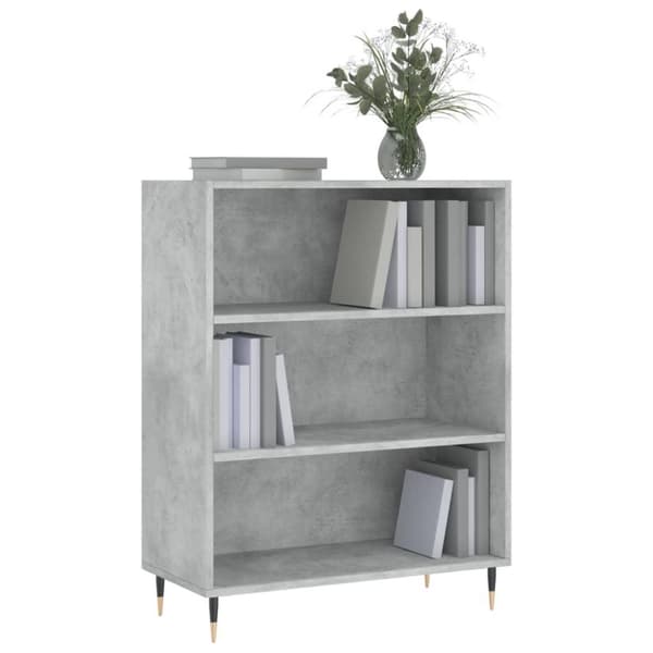 vidaXL skab 69,5x32,5x90 cm konstrueret træ betongrå