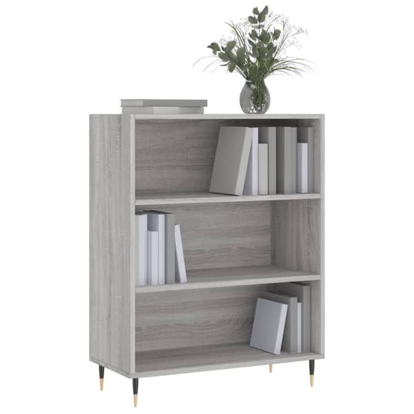 vidaXL skab 69,5x32,5x90 cm konstrueret træ grå sonoma-eg