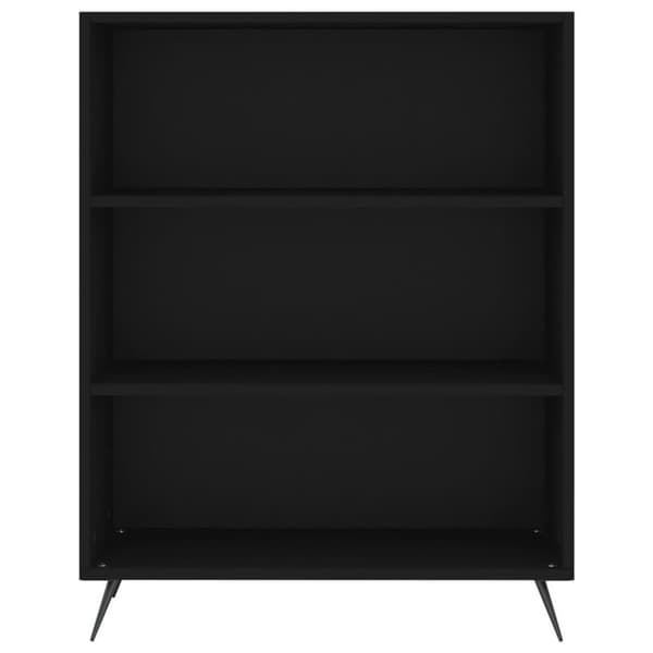 vidaXL skab 69,5x32,5x90 cm konstrueret træ sort