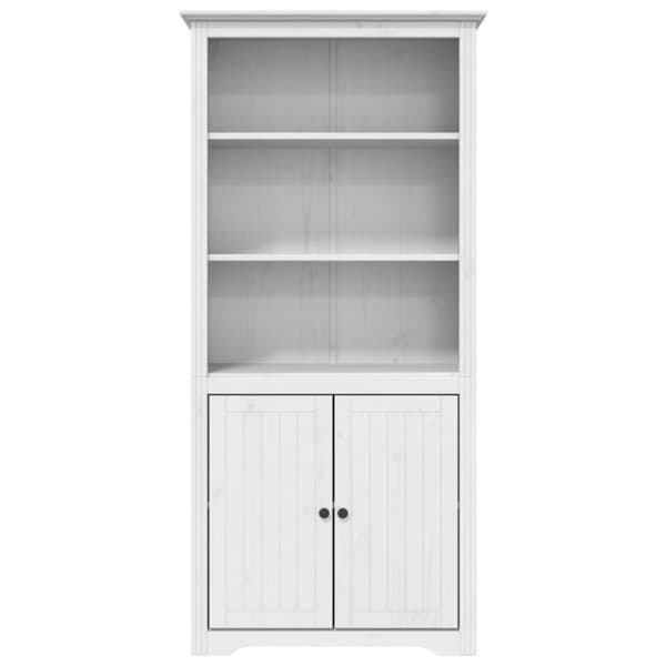 vidaXL bogreol BODO 80x40x172 cm massivt fyrretræ hvid