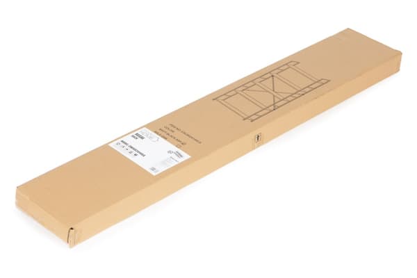 Reol - 144x58,5x23,5 cm - 5 hylder - grå & sort