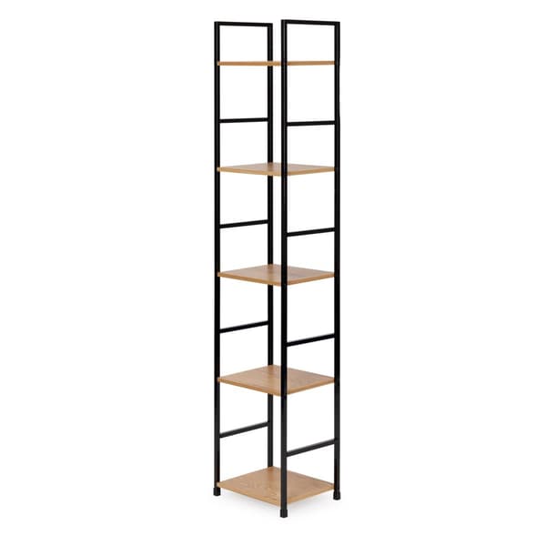 Bokhylla - 144,5 cm - MDF-skiva - brun