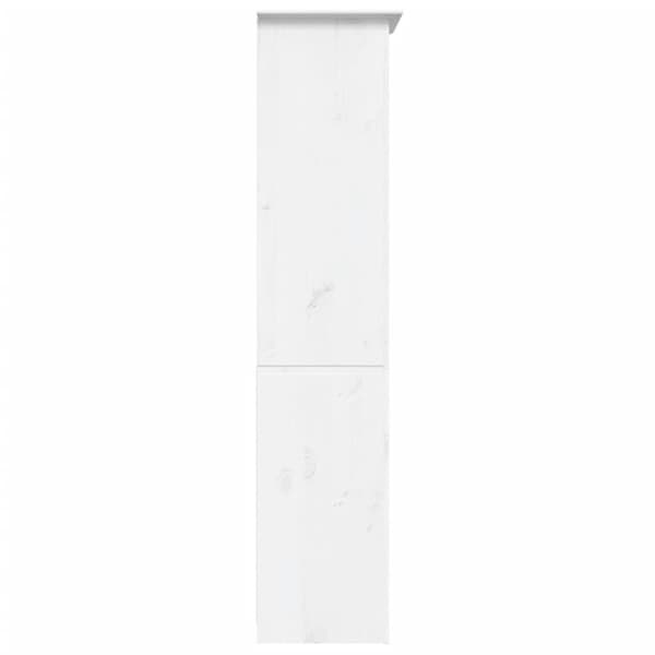 vidaXL Bokhylla BODO vit 82x40x173 cm massiv furu 5 hyllplan