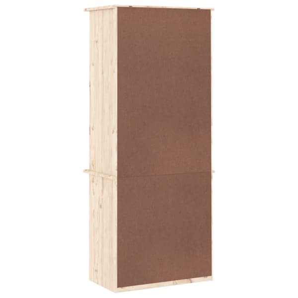 vidaXL bogreol med skuffer ALTA 60x35x142 cm massivt fyrretræ