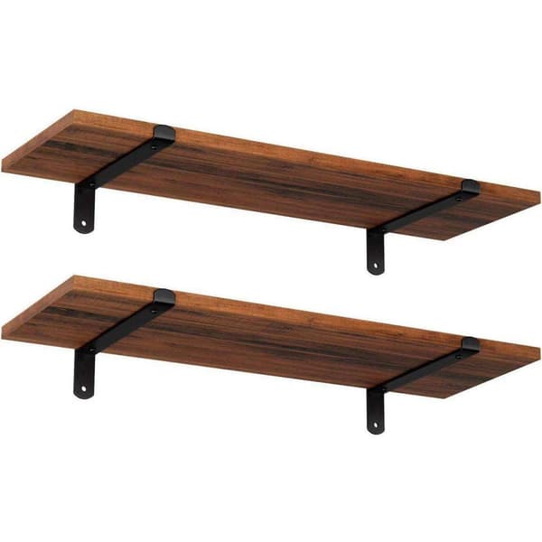 Rootz Seinähylly 2 kpl - Seinähylly Industrial Wood - Seinähylly kelluva