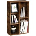 Miniatyrbillede 4 af 7: Rootz Reol - Opbevaringsskab med 5 rum - Skabe - Træ - Brun - 50 x 24 x 80 cm