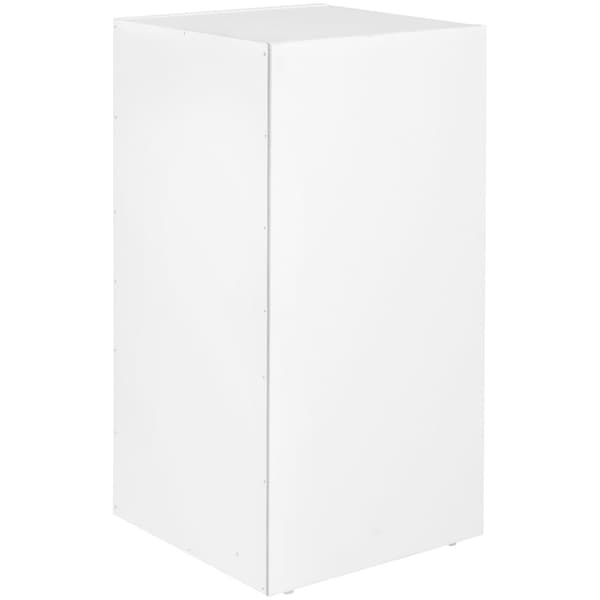 Rootz teline hylly puinen 30x60x30 cm moderni valkoinen hylly pieni - Valkoinen Seinähylly Säilytyshylly Kapea - Pieni kirjahylly 2 hyllyä - Kapea des