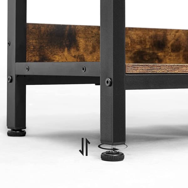 Rootz Bogreol - Rumskab - Opbevaringsskab - Brun - Sort - Forarbejdet træ - Metal - 120 x 33 x 80 cm
