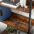 Pikkukuva 5 / 9: Rootz-kirjahylly - 5-tasoinen kirjahylly - Monikerroksinen kirjahylly - Puinen kirjahylly - Teollisuustyylinen kirjahylly - Vintage Ruskea-musta - 30