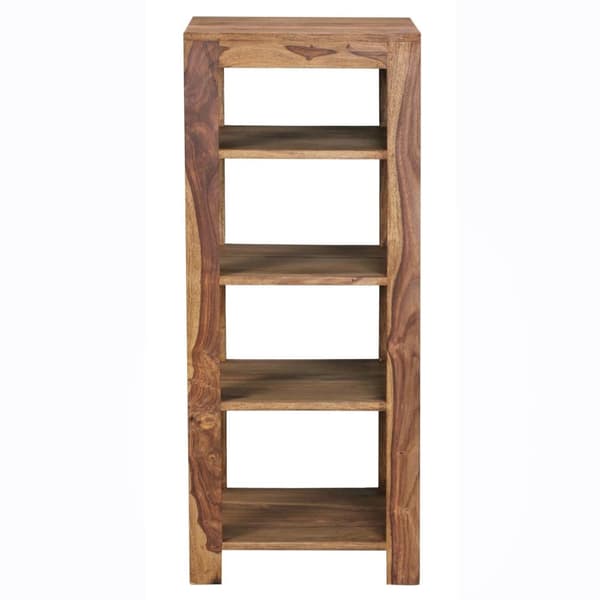 Rootz reol - Opbevaringsskab - 5 niveauer - Massivt træ - - 44 x 44 x 105 cm - Brun