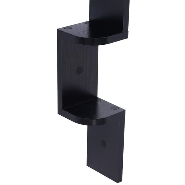 Nancy's Thousand Oaks Boekenkast - Wandplank - MDF - Hangplank - Zwart