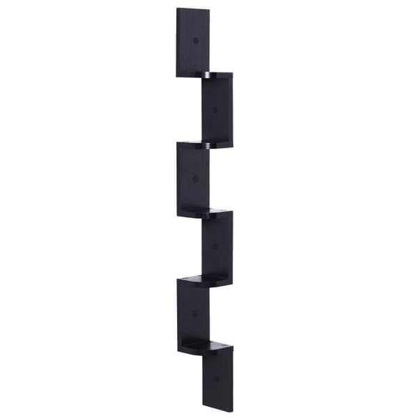 Nancy's Thousand Oaks Boekenkast - Wandplank - MDF - Hangplank - Zwart