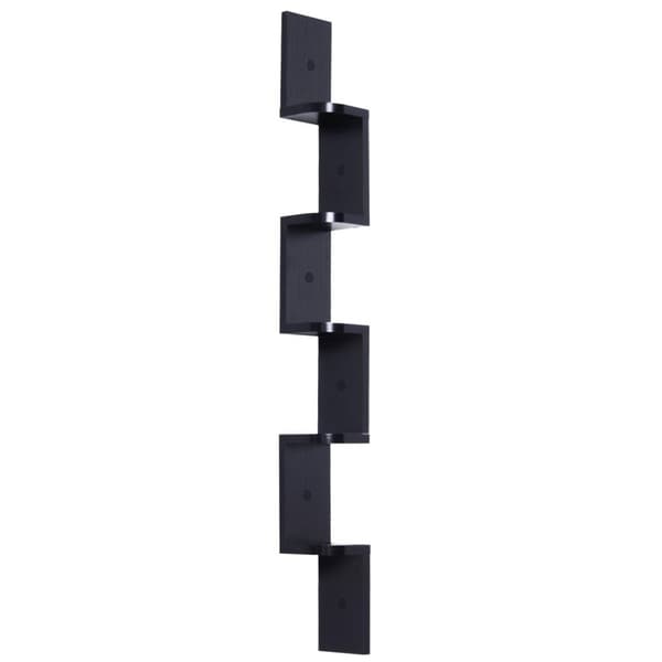 Nancy's Thousand Oaks Boekenkast - Wandplank - MDF - Hangplank - Zwart