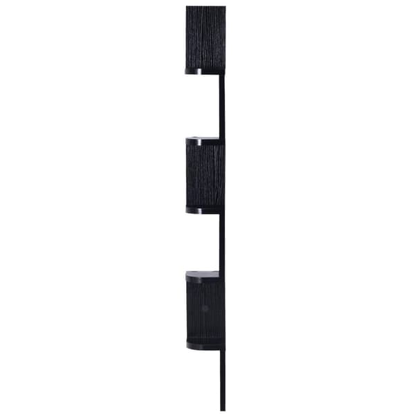 Nancy's Thousand Oaks Boekenkast - Wandplank - MDF - Hangplank - Zwart
