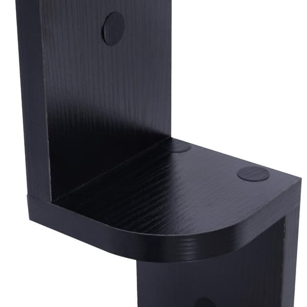 Nancy's Thousand Oaks Boekenkast - Wandplank - MDF - Hangplank - Zwart