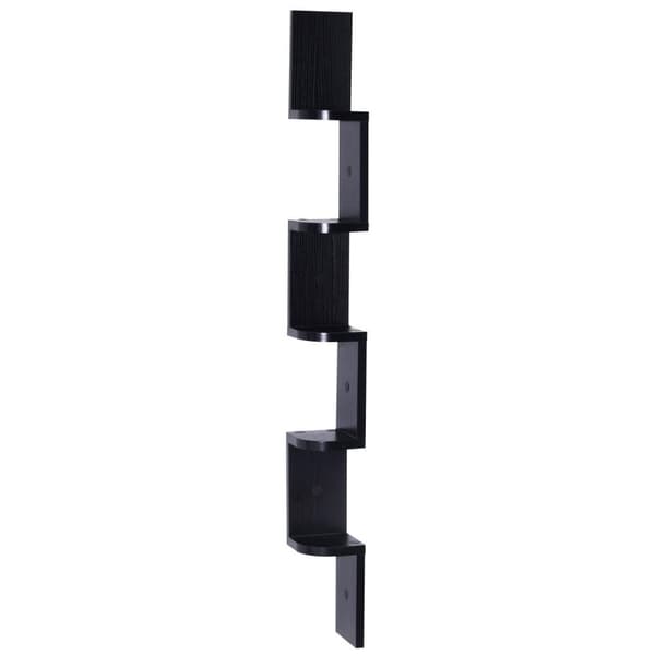 Nancy's Thousand Oaks Boekenkast - Wandplank - MDF - Hangplank - Zwart