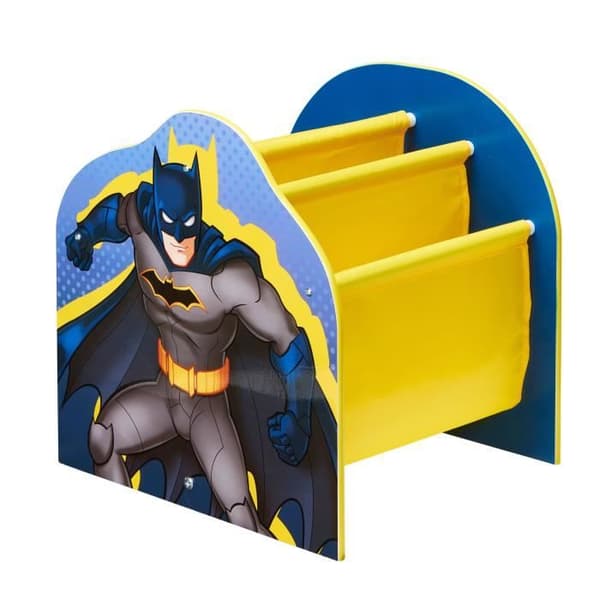 BATMAN Bokhylla med fickor för barn