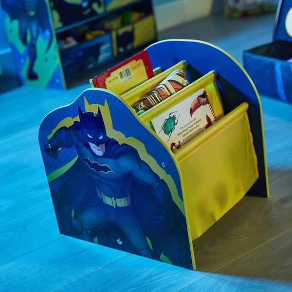 BATMAN Bokhylla med fickor för barn
