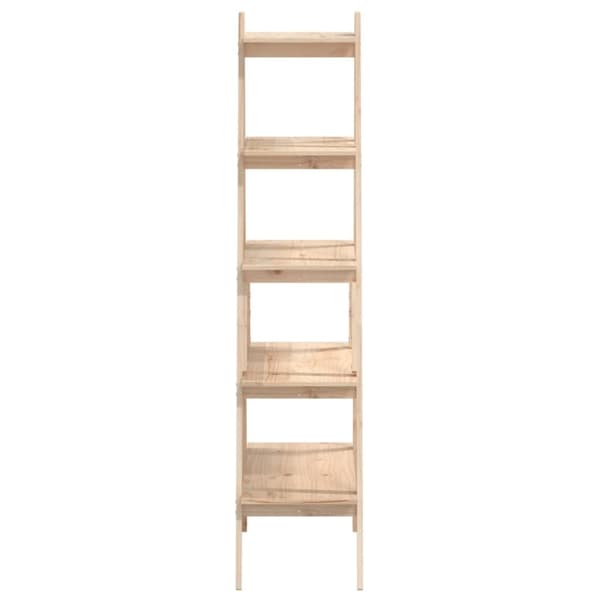 vidaXL Hylla A-formad 5 hyllor 110x40x180,5 cm massiv furu