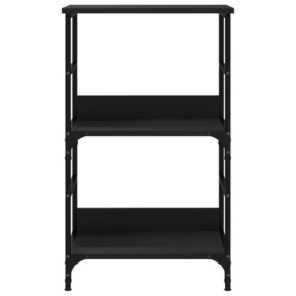 vidaXL bogreol 50x33x82 cm konstrueret træ sort
