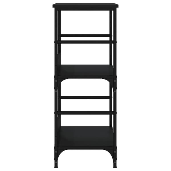 vidaXL bogreol 50x33x82 cm konstrueret træ sort