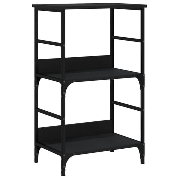 vidaXL bogreol 50x33x82 cm konstrueret træ sort