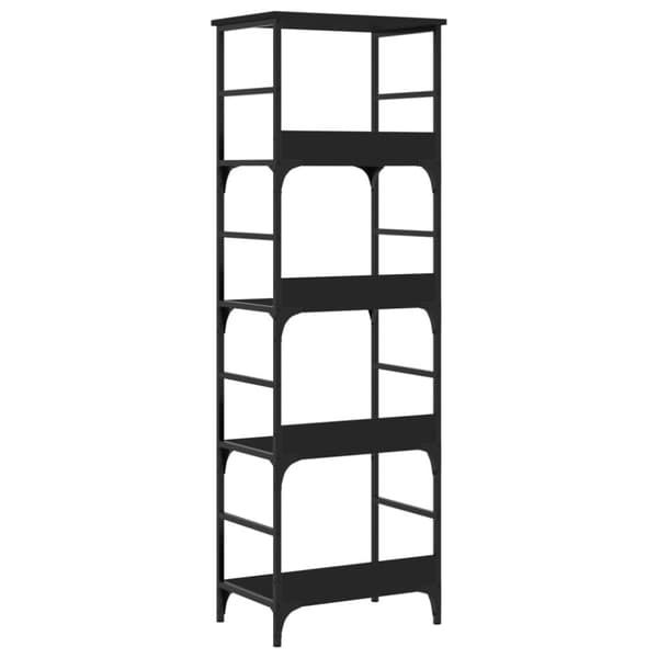 vidaXL Bokhylle svart 50x33x153 cm konstruert tre