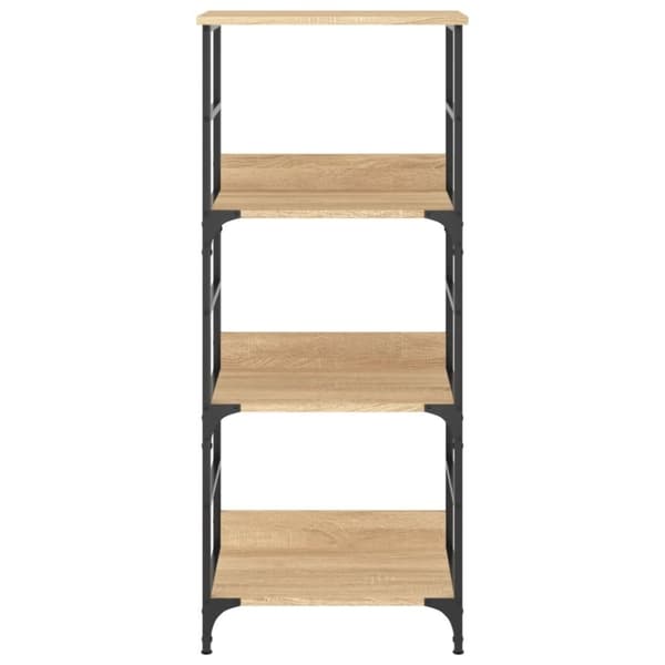 vidaXL Bokhylla sonoma-ek 50x33x117,5 cm konstruerat trä