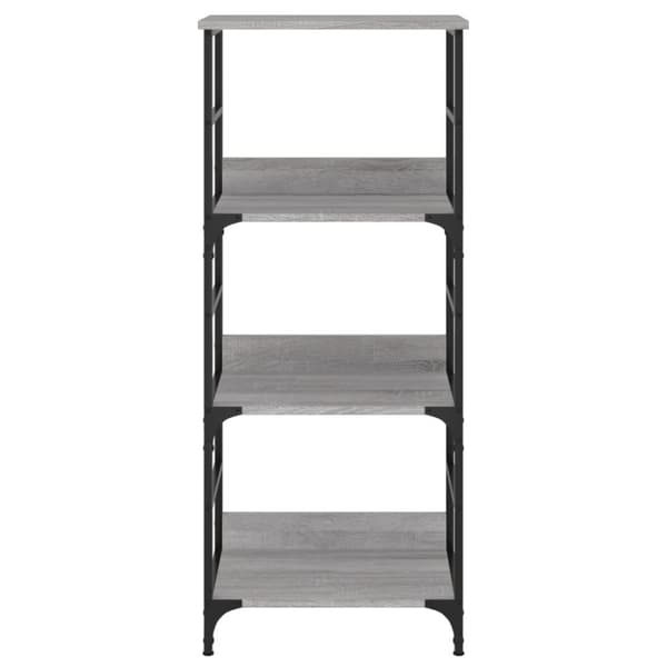vidaXL bogreol 50x33x117,5 cm konstrueret træ grå sonoma-eg