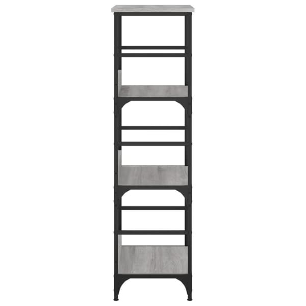 vidaXL bogreol 50x33x117,5 cm konstrueret træ grå sonoma-eg
