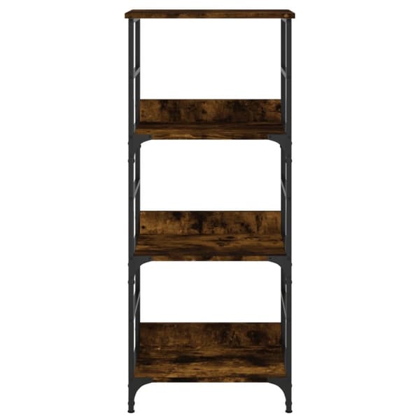 vidaXL bogreol 50x33x117,5 cm konstrueret træ røget egetræsfarve