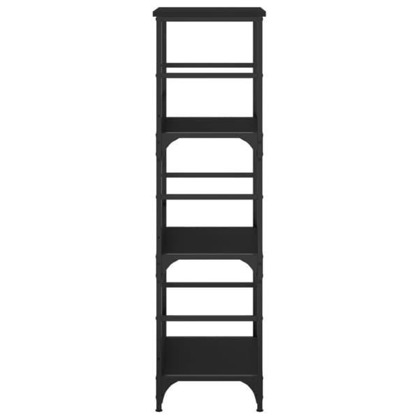 vidaXL bogreol 50x33x117,5 cm konstrueret træ sort