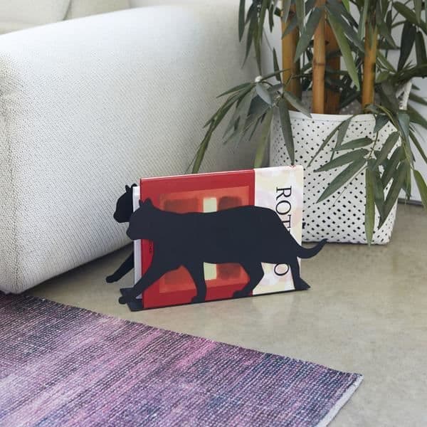Balvi Feline bokhylla 21,5 x 41 cm svart stål
