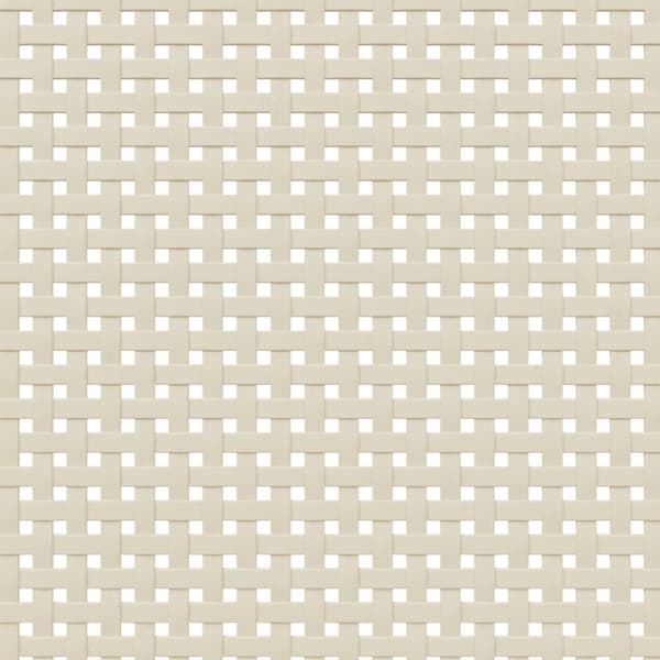 vidaXL skænk SENJA 60x35x130 cm rattanlook massivt fyrretræ hvid