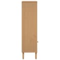 Miniatyrbillede 6 af 11: vidaXL bogreol SENJA rattanlook 60x35x130 cm massivt fyrretræ brun