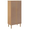 Miniatyrbillede 7 af 11: vidaXL bogreol SENJA rattanlook 60x35x130 cm massivt fyrretræ brun