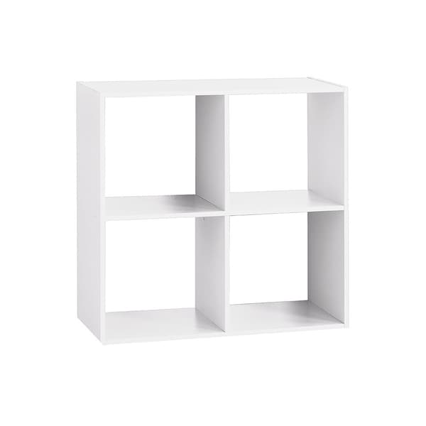 Atmosphera Puinen Hylly 4 67.6x32x67.6 Cm Laatikot 67.6x32x67.6 Cm Valkoinen