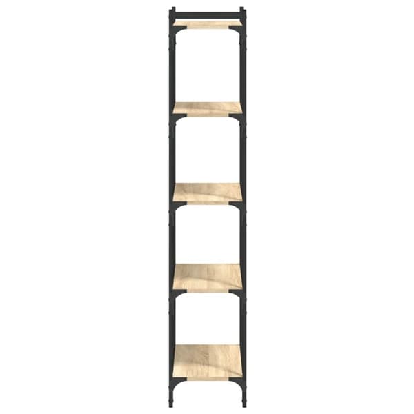 vidaXL bogreol 5 hylder 60x30x154 cm konstrueret træ sonoma-eg