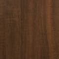 Miniatyrbillede 7 af 10: vidaXL bogreol 4 hylder 40x30x120 cm konstrueret træ brunt eg