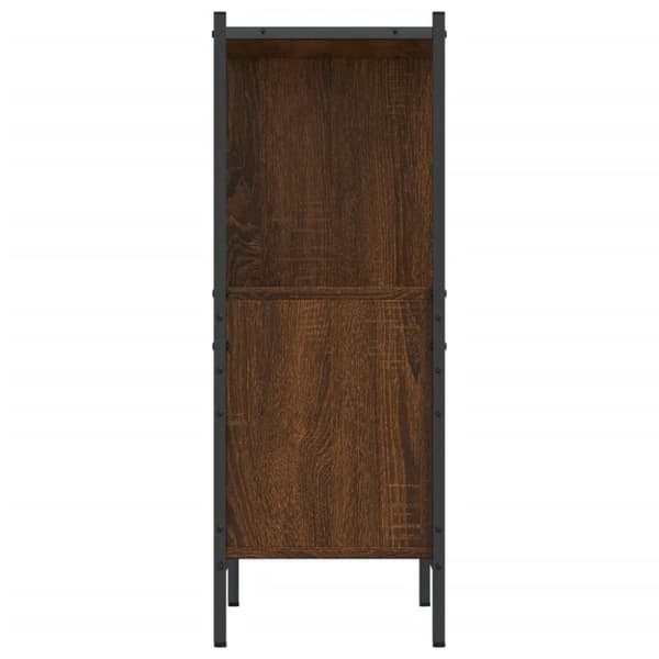 vidaXL Bokhylla brun ek 72x28x77,5 cm konstruerat trä