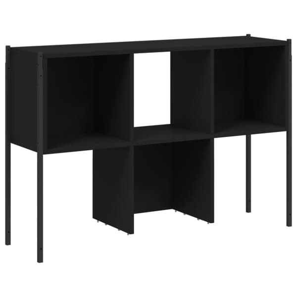 vidaXL bogreol 102x28x172 cm konstrueret træ sort