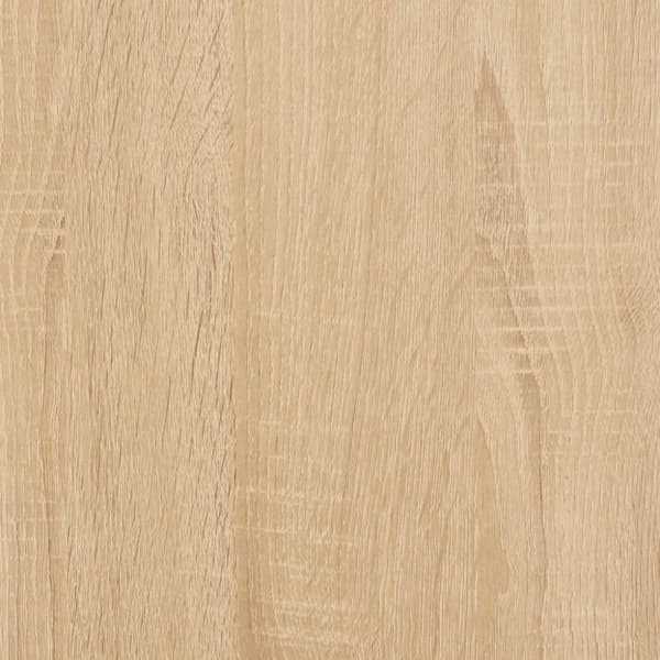 vidaXL bogreol med 3 hylder 70x30x109,5 cm konstrueret træ sonoma-eg