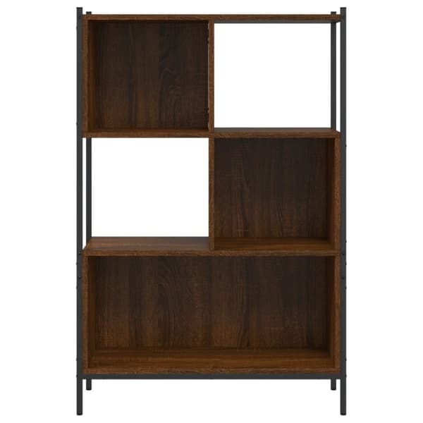 vidaXL bogreol 72x28x109 cm konstrueret træ brun egetræsfarve