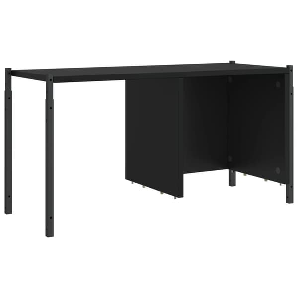 vidaXL bogreol 72x28x172 cm konstrueret træ sort