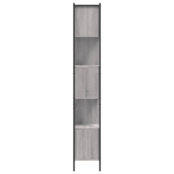 vidaXL bogreol 72x28x172 cm konstrueret træ grå sonoma-eg
