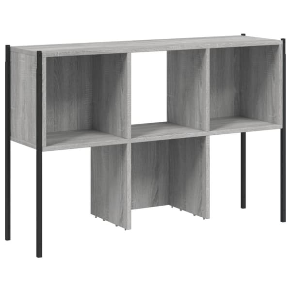 vidaXL bogreol 102x28x172 cm konstrueret træ grå sonoma-eg