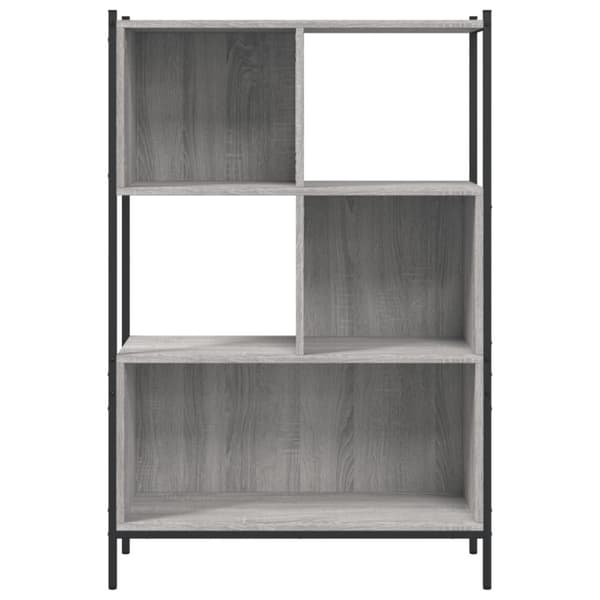 vidaXL bogreol 72x28x109 cm konstrueret træ grå sonoma-eg